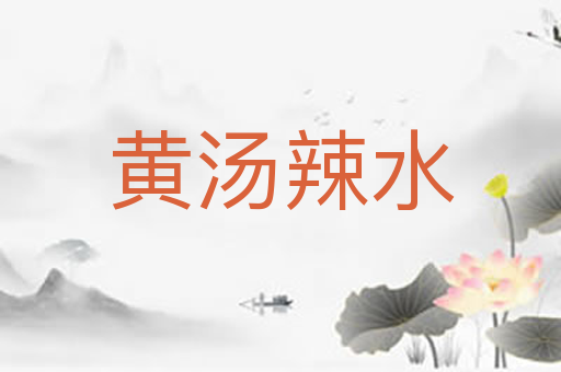黄汤辣水