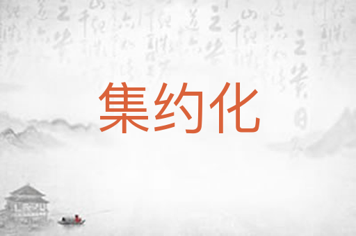 集约化