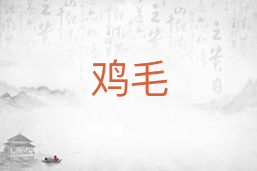 鸡毛