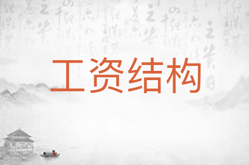 工资结构