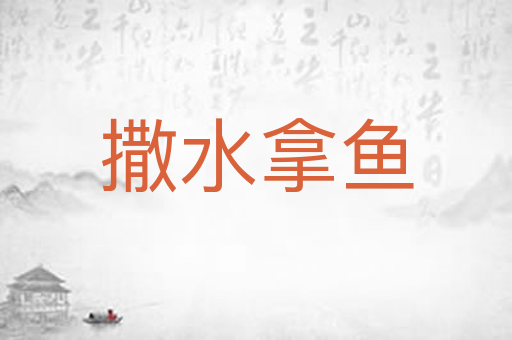 撒水拿鱼