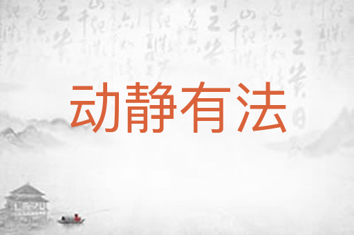 动静有法
