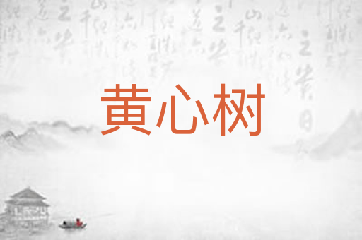 黄心树