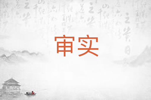 审实
