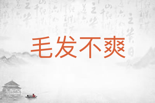 毛发不爽