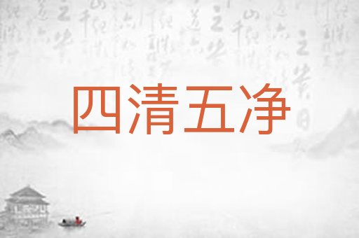 四清五净