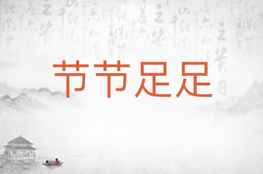 节节足足