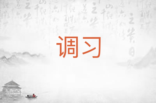 调习
