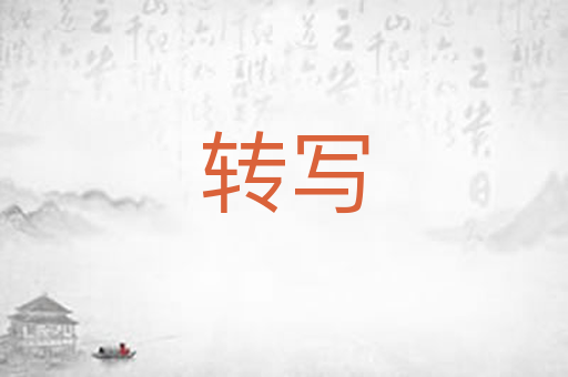 转写