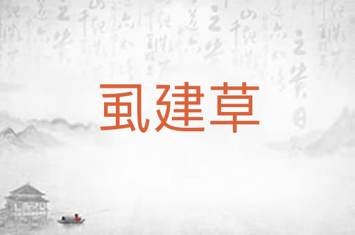 虱建草