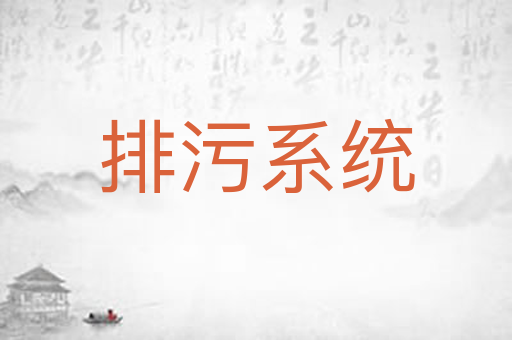 排污系统