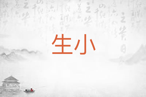 生小