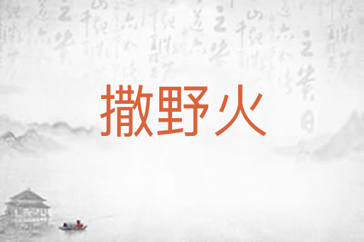 撒野火