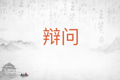 辩问