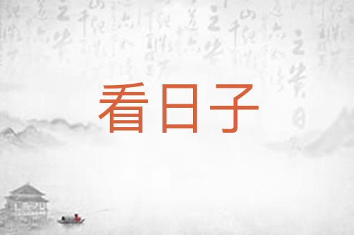 看日子