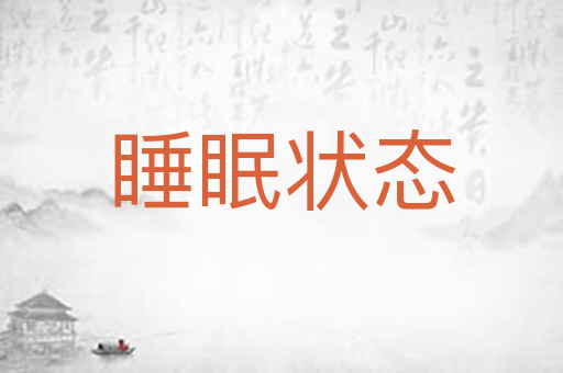 睡眠状态