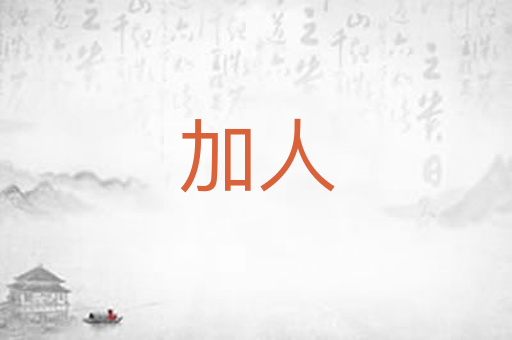 加人