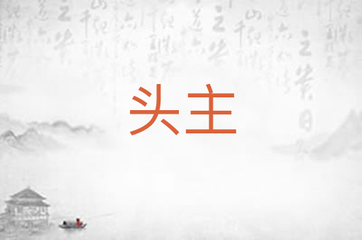 头主