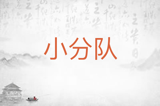 小分队