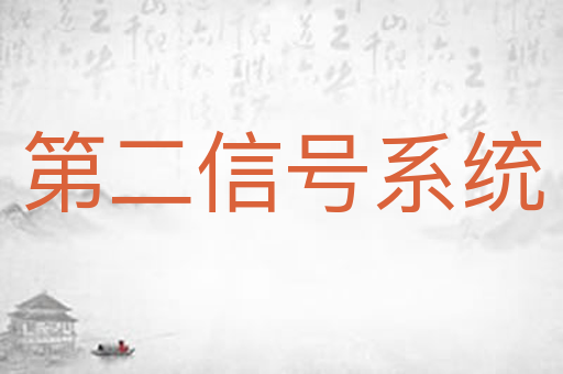 第二信号系统