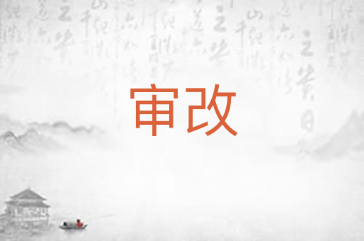 审改