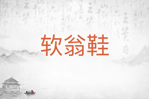 软翁鞋