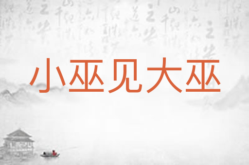 小巫见大巫