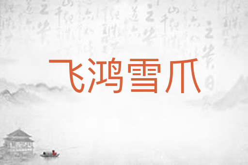 飞鸿雪爪