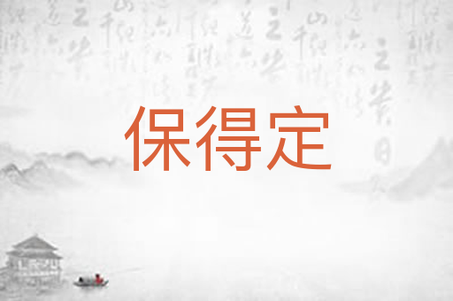 保得定