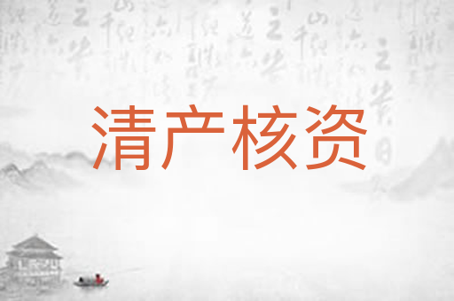 清产核资
