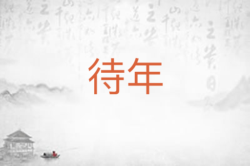待年