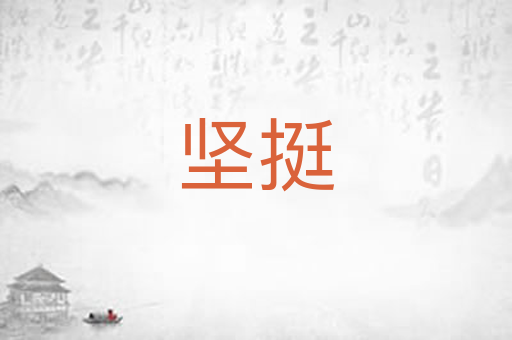 坚挺