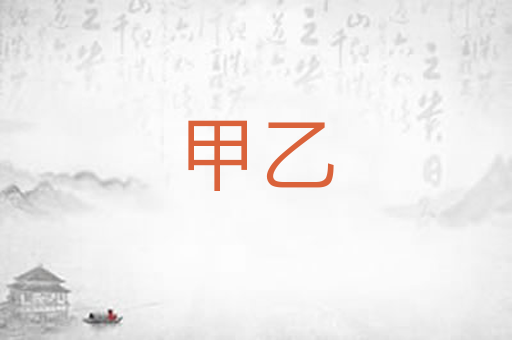 甲乙
