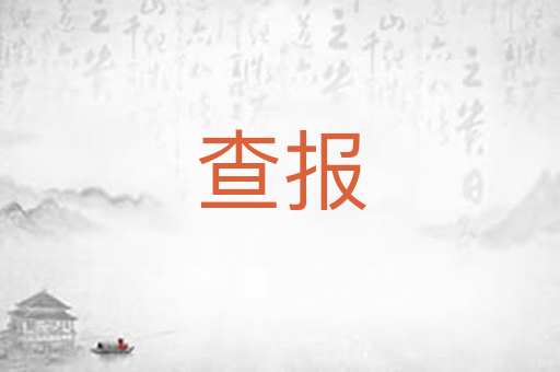 查报